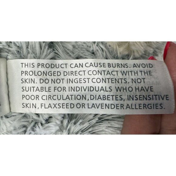 Warmies Microwaveable Plush Gray TeddyBear 14" Comfort All Ages Lavender-Scented - Picture 7 of 8